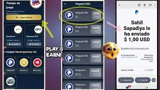 EARN MORE [PLAY & EARN MONEY]✅NUEVA APP PARA GANAR DINERO A PAYPAL 2026📲 FULL REVIEW 1 USD A PAYPAL🔥