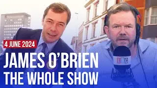 Farage's 8th attempt at being an MP | James O'Brien - The Whole Show