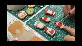 Magnet clay art. |tutorial |magnet |from the artist Hafsah| please like and subscribe 