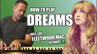 🎹Learn To Play Piano | Dreams Fleetwood Mac |   Accurate Lesson | Correct Sheets ✅  | Easy Tutorial