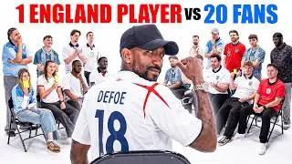 1 England Striker V 20 England Fans