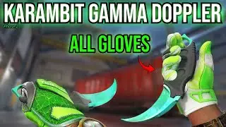 ALL Karambit Gamma Doppler Phase 2 Glove Combos