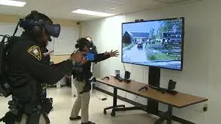 Police Officers in New London Practice De-Escalation Skills in Virtual Reality