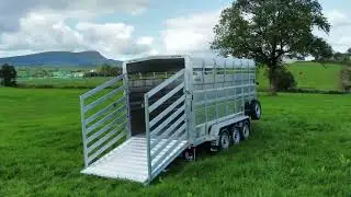 M-Tec Tateetra 14ft Livestock Trailer
