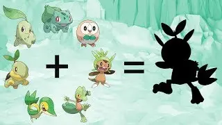 Requests #66 - Fusemon: All First Form Grass Type Pokemon Starters Gen 1-7.