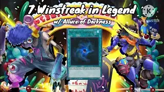 Abyss Actors: 7 Winstreak in Legend! More Consistent with Allure of Darkness! | Yu-Gi-Oh! Duel Links