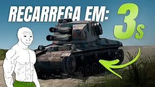 🔴 ESSE TANQUE RECARREGA EM 3 SEGUNDOS !!! - War Thunder