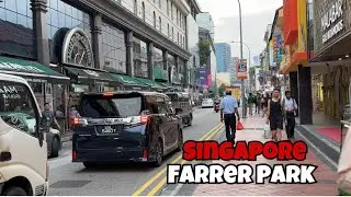 Farrer Park - A unique and vibrant neighborhood in Singapore walking tour {4K}