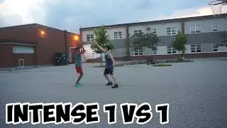 Tough 1vs1 against Rep basketball players!