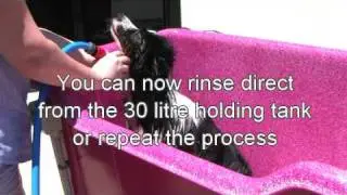 Super Twin Tub Deluxe Hydrobath demonstration