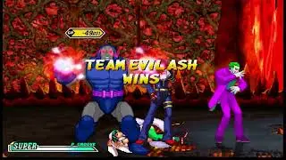 [4K] MUGEN: ETB – Conan, Iroha, Devil jin, Silence vs Evil Ash, K, Darkseid, Joker