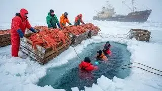 Как рыбаки на Аляске выловили королевских крабов на сумму 1,2 миллиона долларов, пробиваясь сквоз...