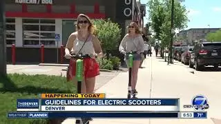 New guidelines for e-scooters in Denver
