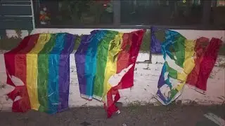 Pride flags vandalized in Midtown; teens charged