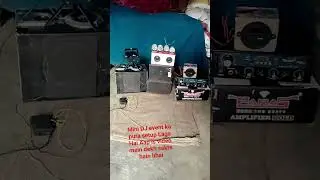 Mini DJ event ka pura setup Lagaya promotion dekh
