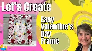 Upcycled Puzzle Pieces into Beautiful Valentine's Decor