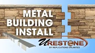 Metal Building Install with URESTONE