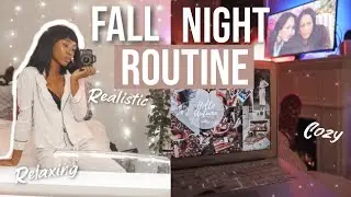 My Fall Night Routine 2020 🍂 |  cozy and relaxing fall night routine