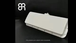 Linear Polarization Long Distance Rfid Antenna 12 DBi To UHF Band Vehicle Management