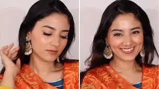 SIMPLE MAKEUP FOR ETHNIC OUTFITS ❤️ #Shorts