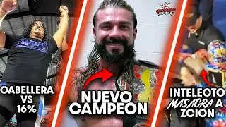 ANDRADE CAMPEON UNIVERSAL! INTELECTO M@SACRA A ZCION/ SR. ANTHONY PIERDE SU CABELLERA! #wwc