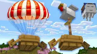 Mojang Added Parachutes to Minecraft.