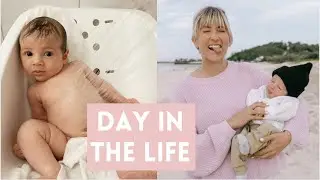 DAY IN THE LIFE WITH OUR MONTH OLD BABY // VLOG
