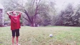 WORLD RECORD BACK HEEL CROSSBAR CHALLENGE INSANE!!!