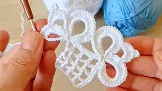 Bu modele bayılacaksınız muhteşem dantel battaniye örgü modeli Crochet Knitting motif model