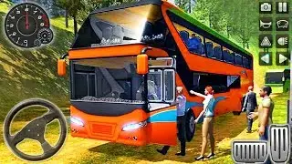 Offroad Tourist Coach Bus Driving - Uphill Transport Drive Simulator - Android GamePlay