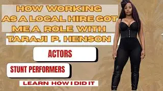 ACTORS & STUNT Performers Learn how to work as a local hire in a different city. Non Union and Union