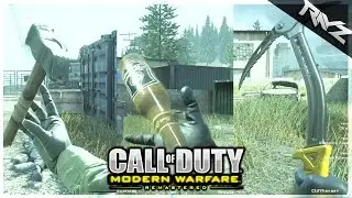 Modern Warfare Remastered: All New Melee Weapons Gameplay & Talk | New MWR Melee Weapons Explained