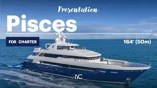 PISCES | Get the best of both worlds aboard the 164’ (50m) Delta Marine yacht | For charter with IYC