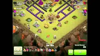 [Dark Omega] TH8 Govaloon 3 Stars (New Earthquake Spell In Action)