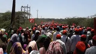 35,000 Adivasi farmers march in Palghar to signal their determination | After the #KisanLongMarch