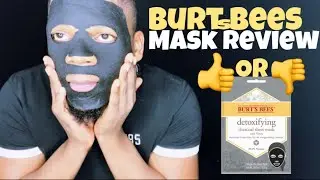 Burt&rsquo;s Bees Face Mask Review (detoxifying charcoal sheet)