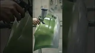 EXTREME ASMR Car Bumper Painting 🎧 60FPS Ultra Realistic Spray Sound