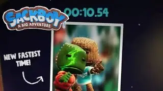 Sackboy a Big Adventure Ice Cave Dash (Gold Rank )
