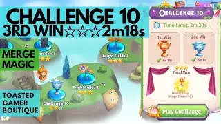 Merge Magic Challenge 10 &bull; 2m18s On Final 3rd Win AKA Bright Fields 1 ☆☆☆