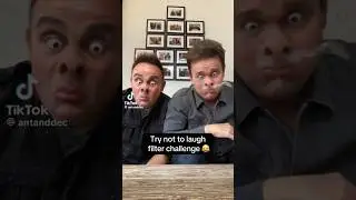 Ant and Dec doing Try not to laugh filter challenge (funny) (not mine)
