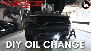 How to Change Ram TRX Engine Oil - Save $$$ and DIY