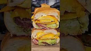 Donnie's Cheesy Baco-Bagel-Rito Mutant Brunch Blitz!😋 #shorts #tmnt #burrito #sandwich