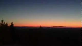 Sunrise from the top of Skye Peak @ Killington Resort