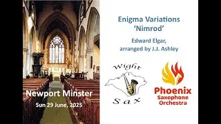 Wight Sax and Phoenix Saxophone Orchestra at Newport Minster