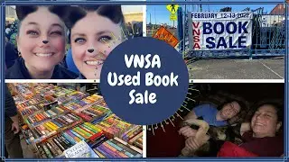 VNSA Used Book Sale Vlog [CC]