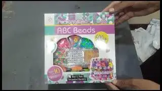 Personalized ABC Beads Bracelets Set Make Over 10 Bracelets - 600+ Beads and Charm