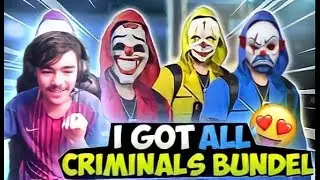 I GOT ALL CRIMINAL ON V BADGE ACCOUNT ON FREE 😱 WASTE OF DAIMONDS😭