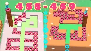 Stacky Dash level 458-459 very nice 👍 #mobilegameroom #gameplay #viral #games #stackydash #game