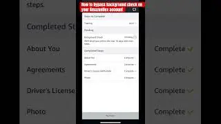 How to activate Amazonflex background check#amazonflex #amazon#reactivate#waitlist #amazonflexdriver
