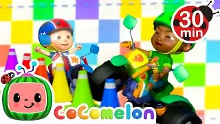 Cody and JJ's Rainbow Bike Race | CoComelon It's Codytime | Moonbug Kids - Color Time